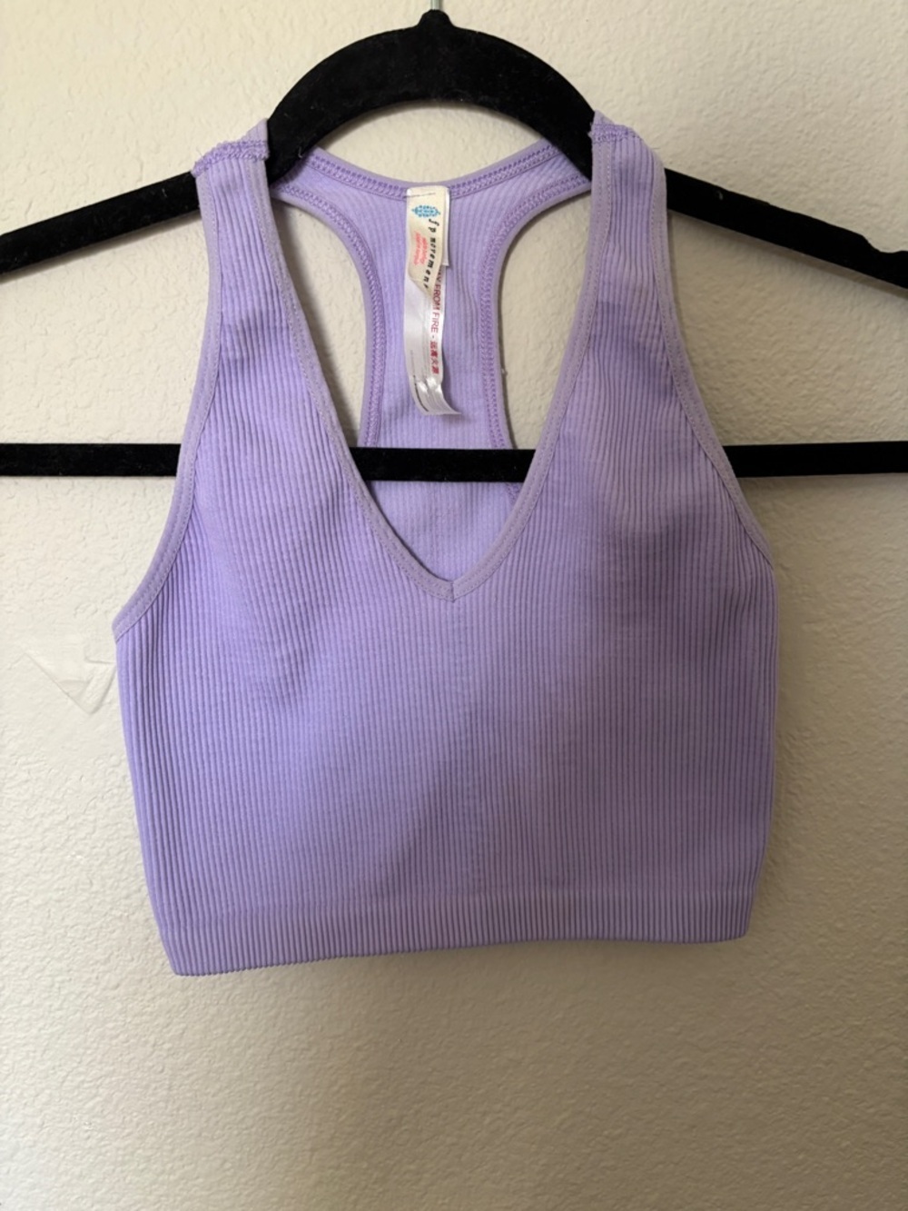 Free People Movement ribbed racerback bra top Sz XS